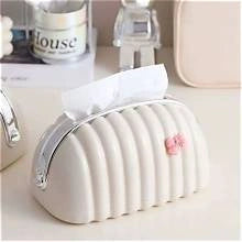 Pearl Tissue Box Holder -