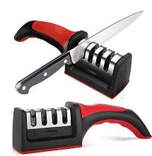 🔪 3-Stage Knife Sharpener | Professional Kitchen Knife Sharpener
