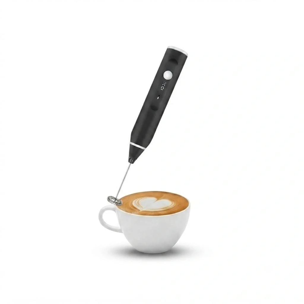 Milk Frother Rechargeable Handheld Electric Whisk Coffee