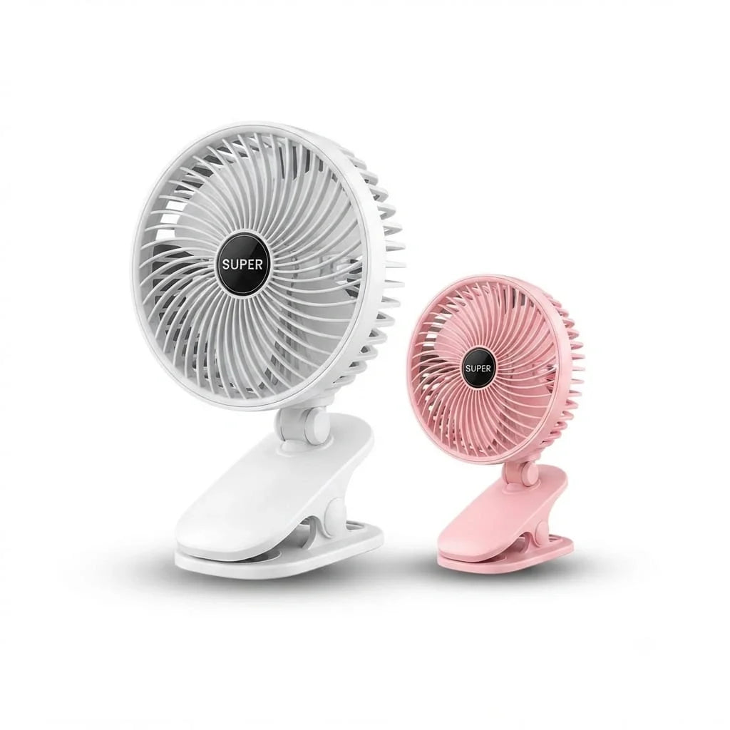 : Clip on Fan, 65Hours Portable Rechargeable Fan