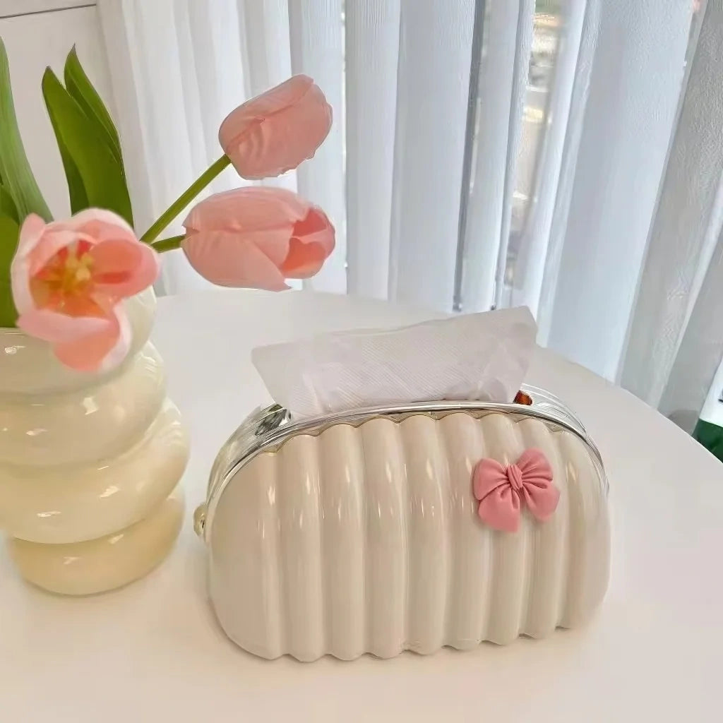 Pearl Tissue Box Holder -